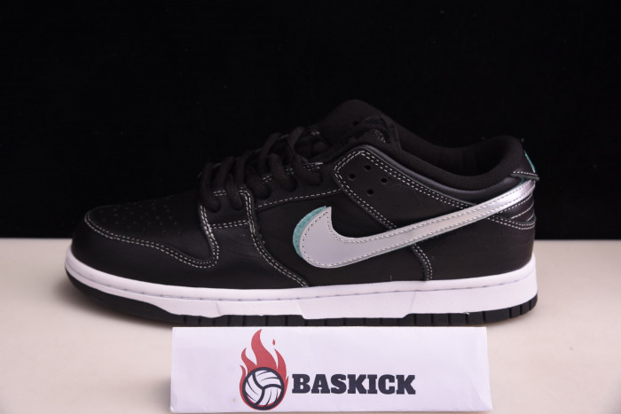 nike sb dunk low diamond S*pply co black diamond bv1310-001
