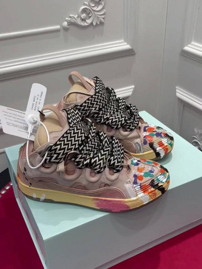 lanvin curb sneaker