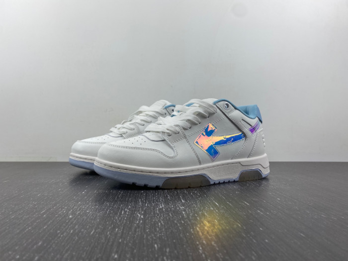 ofw out of office low-top leather sneakers