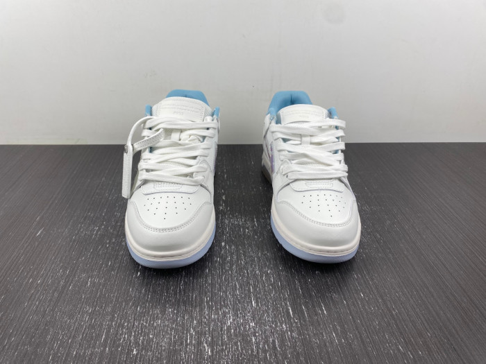 ofw out of office low-top leather sneakers