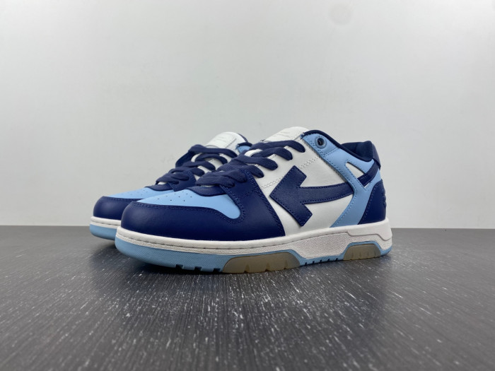 ofw out of office low-top leather sneakers