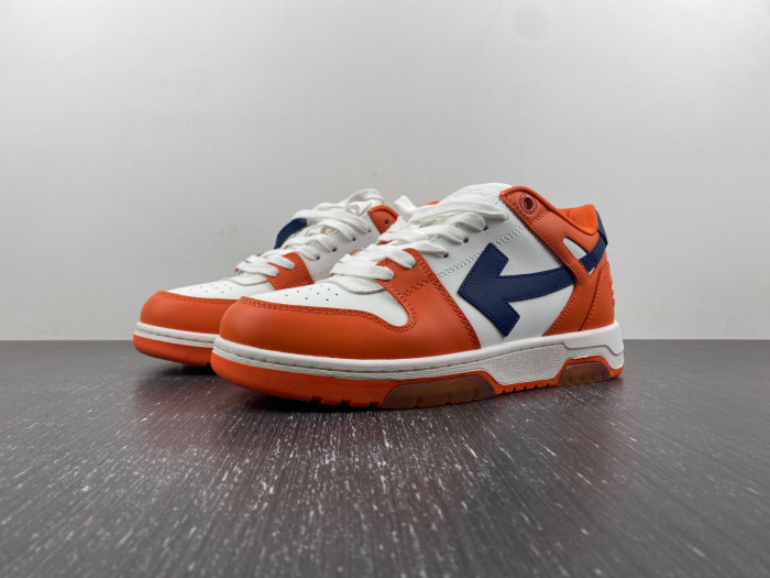 ofw out of office low-top leather sneakers