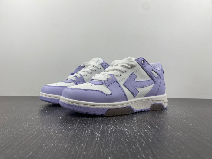 ofw out of office low-top leather sneakers
