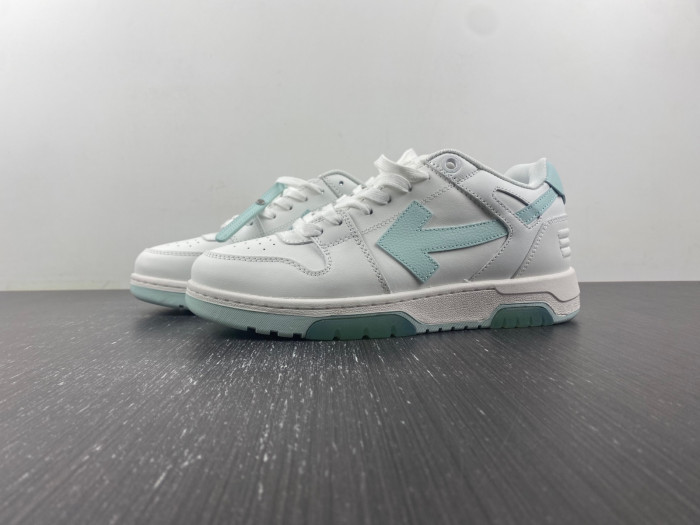 ofw out of office low-top leather sneakers