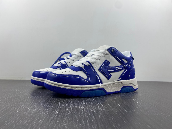 ofw out of office low-top leather sneakers