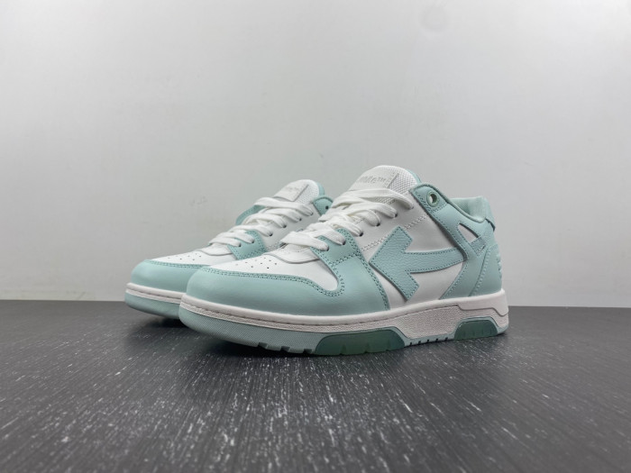 ofw out of office low-top leather sneakers