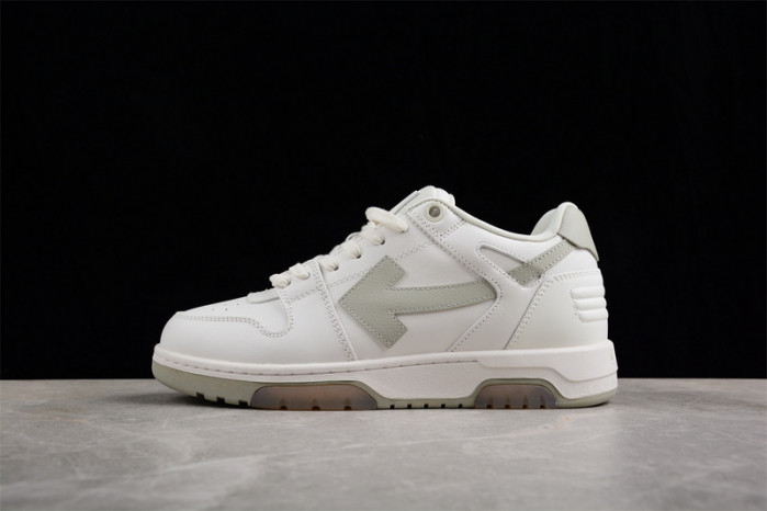 ofw out of office low-top leather sneakers