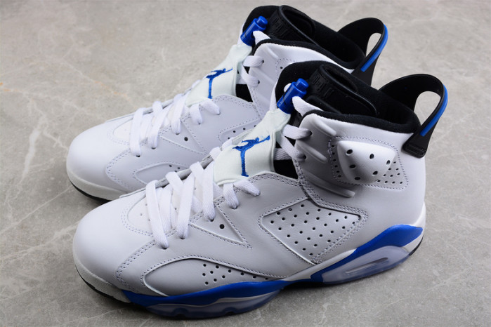 jordan 6 retro sport blue 384664-107