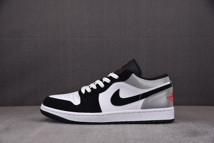 Air Jordan 1 Low SE White Fire Red Black Matte Silver HF3148-106