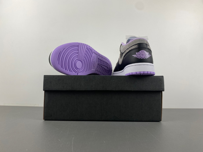 Air Jordan 1 Low Houndstooth (GS) - DH0570-015