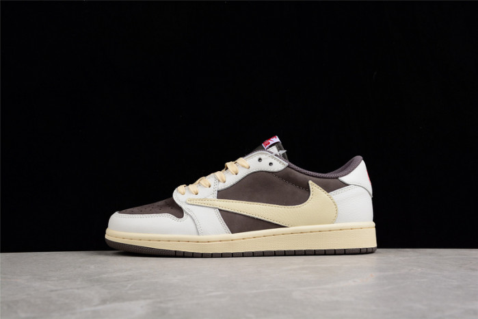 travis scott x air jordan 1 low og reverse mocha dm7866-162
