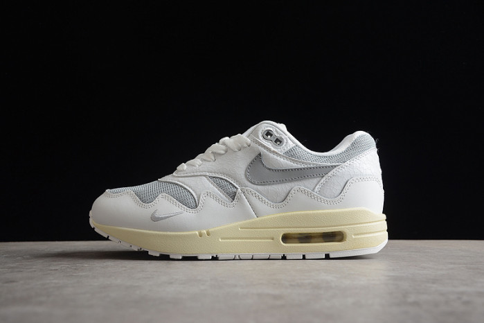 patta x nike air max 1 white grey - dq0299-100